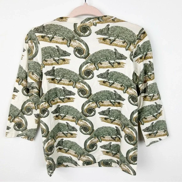 Kate Quinn The Woods Lizard Print Toddler Long Sleeve NWT - Picture 6 of 7